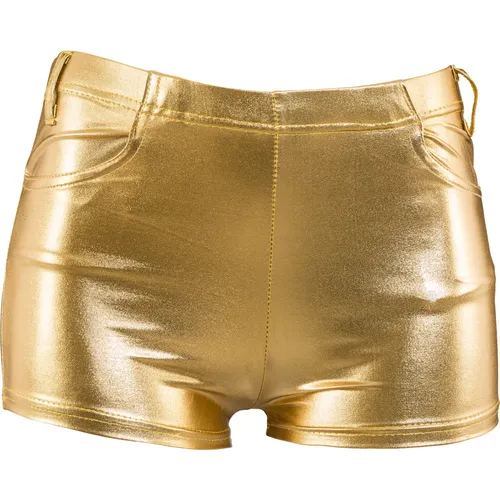 Sexy Shorts Goldene Hotpants L/XL Größe 42-48 glamouröse Shorts für Damen