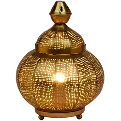 Marrakesch Tischleuchte Jamala Gold in gold von Marrakesch Orient & Mediterran Interior