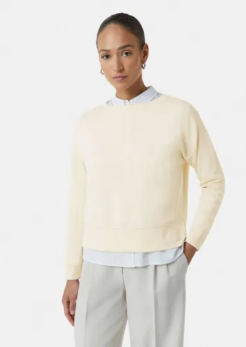 comma Sweatshirt Sweatshirt Weiches Sweatshirt mit seitlichen Schlitzen