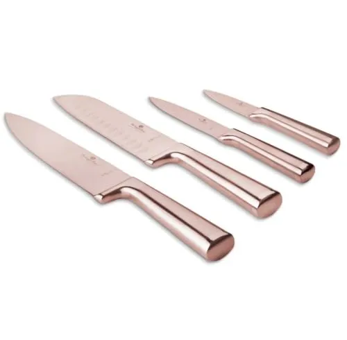 Berlinger Haus Messerset Edelstahl 4 Stück Taupe Collection