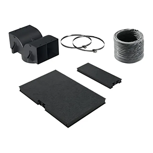 Bosch DWZ0AK0U0 Zubehör für Dunstabzüge - Starterset für Umluftbetrieb, Made in Germany, sorgt für frische Luft und verbesserte Luftqualität in Ihrer Küche.