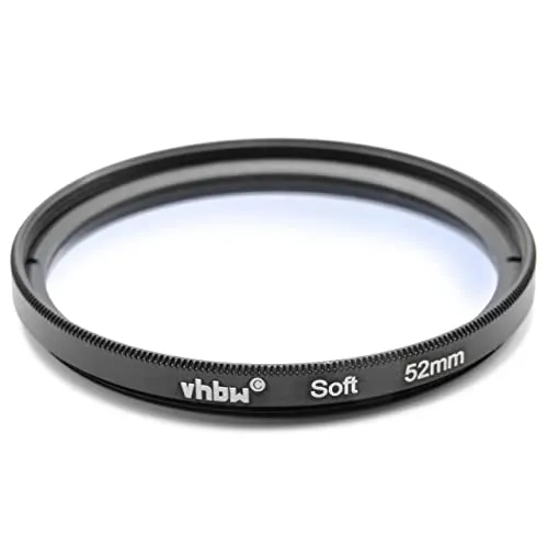 vhbw Weichzeichner Filter für Kameras, Digitalkameras, DSLR - 52 mm