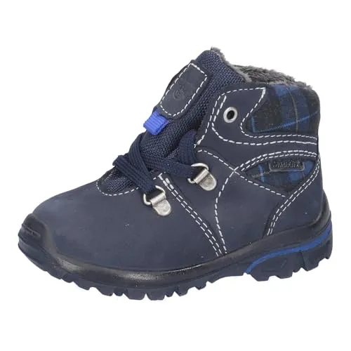 RICOSTA Jungen Winterstiefel DESSE, Kinder Lauflernschuhe, Weite: Mittel, lose Einlage, Sympatex, gefüttert, wasserdicht, warm, See/Ozean (180), 28 EU
