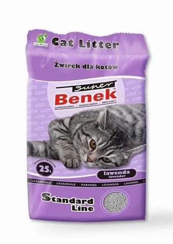Super Benek Lavendel 25l Katzenstreu von Super Benek