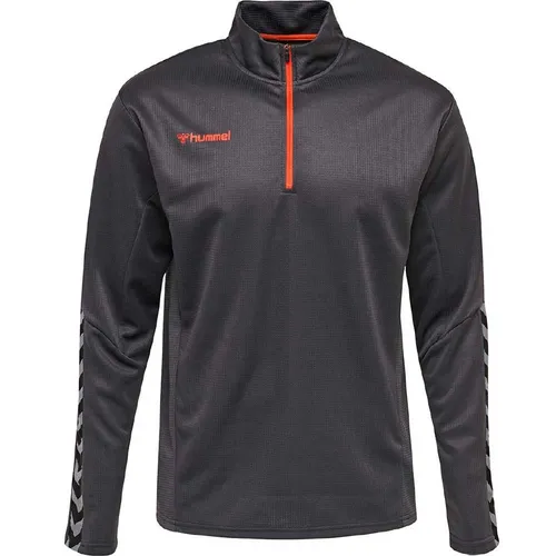 Hummel Authentic Half Zip Sweatshirt Kinder - grau