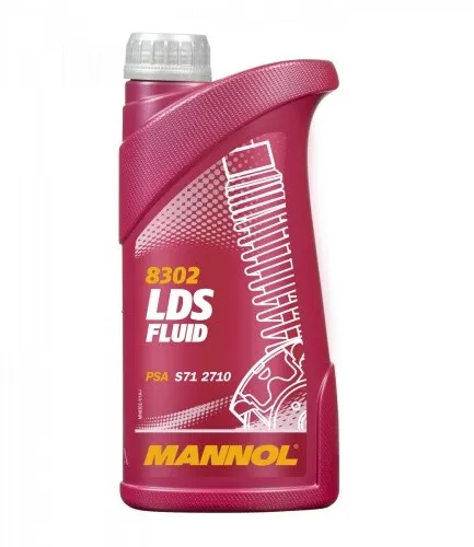 MANNOL Hydrauliköl MN8302-1 - Synthetisches LDS Fluid, 1 Liter Flasche mit PSA S71 2710 Freigabe
