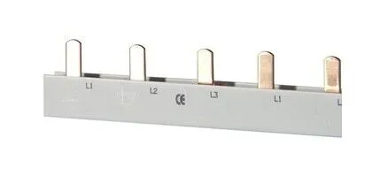 Phasenschiene 3+N 27mm 970mm 16mm2 80A Stift isoliert - Sonstige Elektroinstallationsartikel, ideal für die Verdrahtung von Schutzschaltern in Elektroverteilern, hohe Zeitersparnis und große Variantenvielfalt für professionelle Anwendungen.