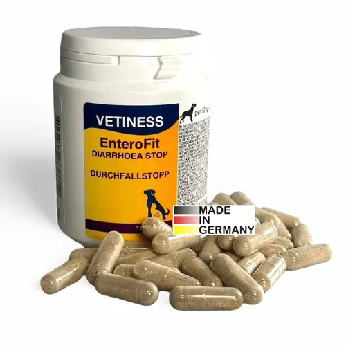 Vetiness EnteroFit Durchfallstopp Kapseln für Hunde und Katzen