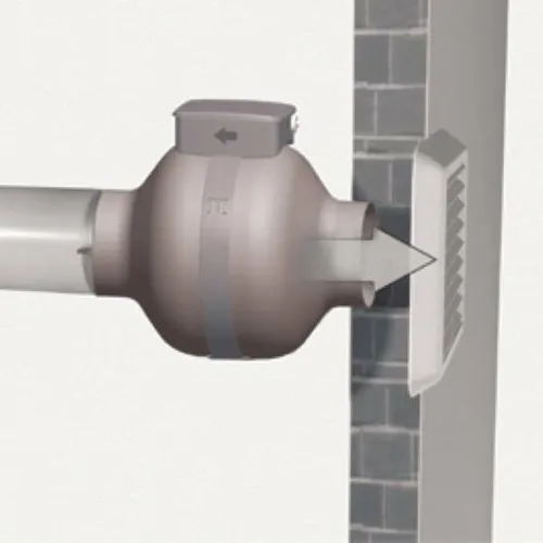 Vortice Wandventilator Radiallüfter CA 150 MD E silberfarben
