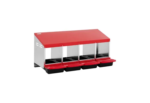 Wiesenfield Nistkasten Legenest Hühner Hühnernest Abrollnest 4 Abteile Auffangschalen, verschiedene Größen