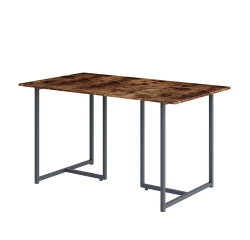 Vicco Esstisch Merido, Eiche rustikal/Grau, 140 x 80 cm - Esstisch im zeitlosen Design, ideal für gemütliche Mahlzeiten und geselliges Beisammensein. Schafft eine warme Atmosphäre in jedem Raum.