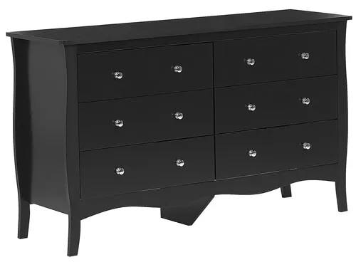 Produktbild Beliani Kommode Schwarz, 130x75 cm