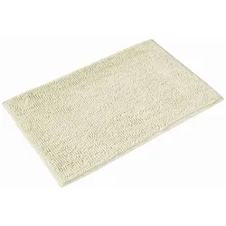 WohnDirect Badematte, Creme, 70x120 cm - Badteppiche mit rutschhemmender Latexbeschichtung für mehr Sicherheit. Hochflor Polyester Mikrofaser sorgt für kuschelige Wärme und Komfort in deinem Badezimmer.