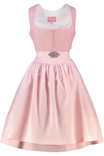 KRÜGER MADL MIni Dirndl Rose Evi 60er Rocklänge Damen