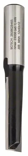 Bosch Accessories 2608628465 Nutfräser Hartmetall Länge 81 mm Produktabmessung, Ø 12 mm Schaftdurchmesser 12 mm