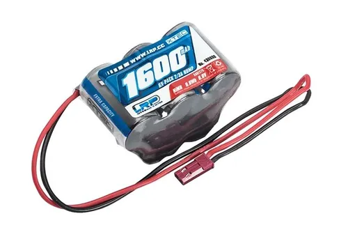 LRP XTEC RX-pack Hump 2/3A NiMH - BEC - 6.0V - 1600mAh #430600
