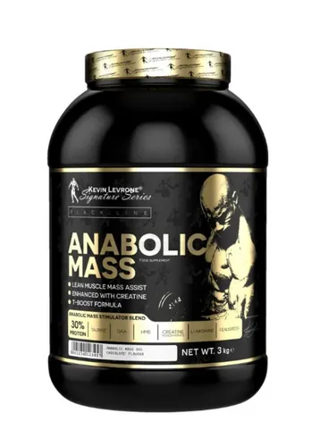 Kevin Levrone Anabolic Mass 3kg Protein Pulver – Cookies & Cream - Energiegeladener Mahlzeitenersatz mit hochwertigem Proteinkomplex und Kohlenhydraten, ideal für aktive Erwachsene. Einfach zuzubereiten und lecker im Geschmack!