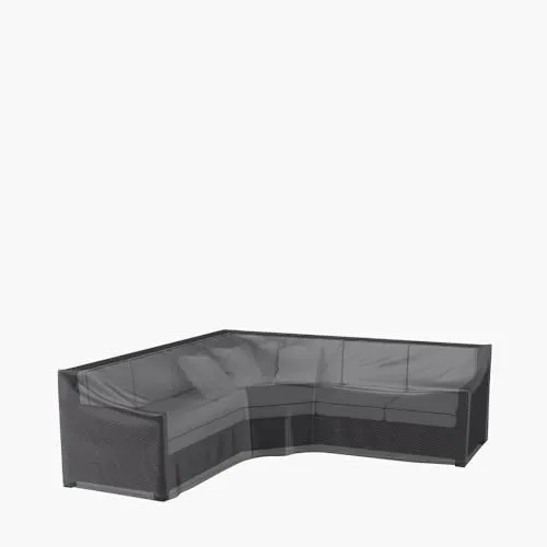 AEROCOVER Atmungsaktive Schutzhülle für L-förmige Lounge-Sets 255x255x90xH65/90 cm