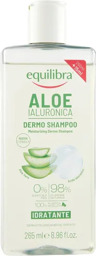 Equilibra Champu Alore Moisturizing 250 - Feuchtigkeitsspendendes Shampoo für alle Haartypen, mit 20% Aloe Vera und Hyaluronsäure. Reinigt sanft und bringt die Kopfhaut ins Gleichgewicht. Ideal für die ganze Familie!