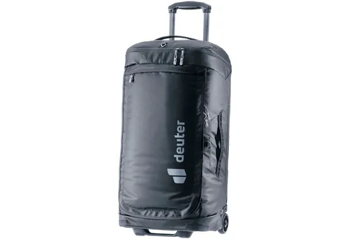 Deuter Duffel Pro Movo 60 black (7000) - Vielseitige Reisetasche - Outdoor Reisetaschen und Reisegepäck mit 60 Litern Volumen, wasserabweisend, und ideal für Reisen und Outdoor-Aktivitäten. Praktische Rucksackfunktion und nachhaltiges Design.
