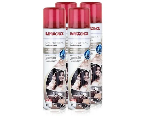 Imprägnol Imprägnol Universal Imprägnierspray 400ml - Wetterschutz (4er Pack) Spezialwaschmittel