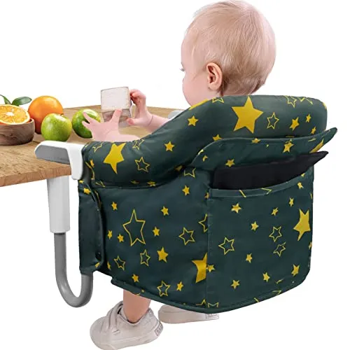 Teglu Faltbarer Tischsitz für Babys - Tischsitz für Babys von 6 bis 36 Monaten, faltbar mit Tragetasche und Sicherheitsgurt, ideal für zu Hause und unterwegs.