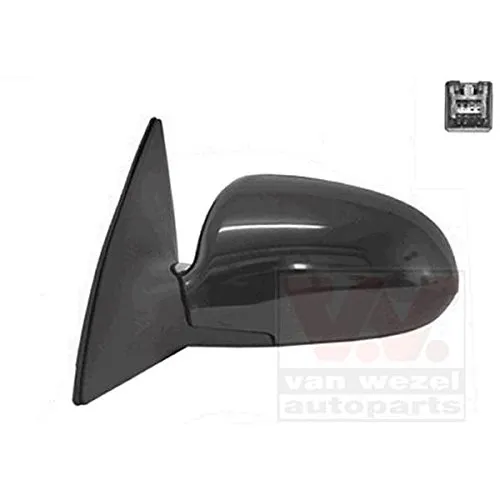 Van WEZEL 8207807 Außenspiegel - Außenspiegel-Komplettset, beheizbar und für elektrische Spiegelverstellung, ideal für sicheres Fahren bei jedem Wetter.