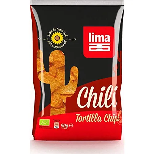 Lima Bio Tortilla Chips Chili (6 x 90 gr)