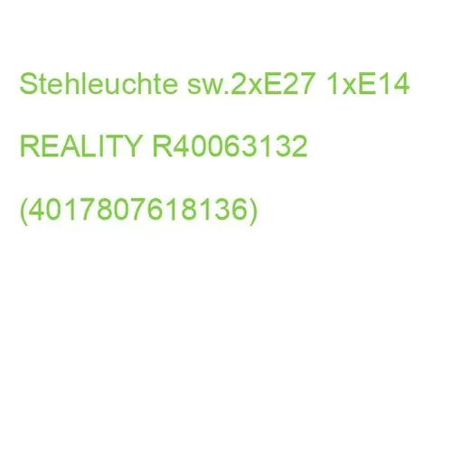 Reality Leuchten Stehlampe Gerry 180cm - Moderne Stehleuchte für Wohnzimmer, mit getrennt schaltbarem Lesearm und dimmbaren Lichtfarben (warmweiß-kaltweiß), ideal für gemütliche Lesestunden.