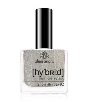 Alessandro Hybrid Nagellack 8 ml SNOW WHITE