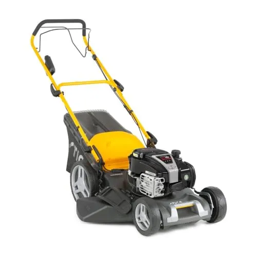 STIGA Benzin-Rasenmäher Combi 48 SEQ B MS – 46 cm Schnittbreite, Briggs & Stratton Motor, 4-in-1 Funktion für Gärten bis 1200 m²