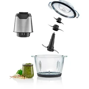 Wilfa Multi-Zerkleinerer ESSENTIAL, 1.2 Liter - Schneiden und Zerkleinern leicht gemacht mit 400 W Leistung, ideal für die schnelle Zubereitung in der Küche.