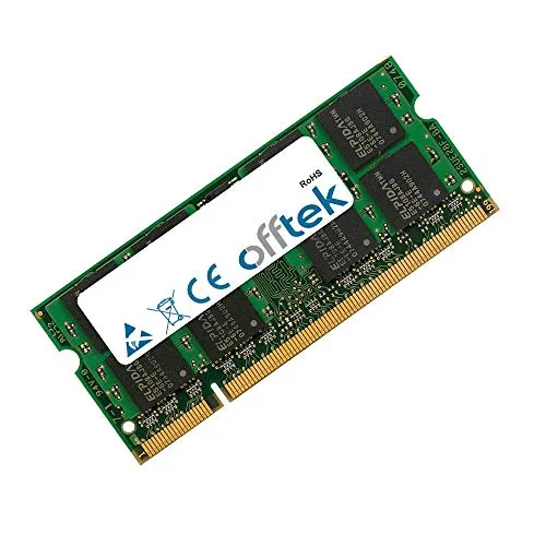 OFFTEK 2GB Ersatz Arbeitsspeicher RAM Memory für Toshiba NB505-SP0111A (DDR2-6400) Laptop-Speicher
