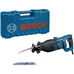 Bosch Säbelsäge GSA 1300 PCE - 1300 W, Pendelhub für schnellen Sägefortschritt, inkl. Koffer und Sägeblatt-Set