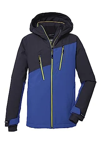 killtec Jungen Skijacke KSW 173 BYS, wasserdicht und funktional - Mäntel & Jacken: Wasserdichte Winterjacke mit 10.000 mm Wassersäule, verschweißten Nähten und rutschfestem Schneefang für optimalen Schutz im Schnee.