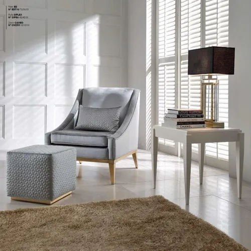 Moderne Ohrensessel und Beistelltisch Set 2tlg für Wohnzimmer - Elegantes 2-teiliges Set mit modernem Ohrensessel und passendem Beistelltisch. Ideal für stilvolle Wohnräume, bietet Komfort und eine ansprechende Optik.