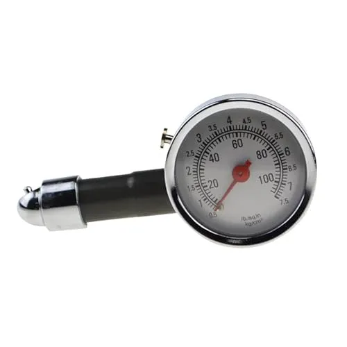 Reifendruckmesser Reifendruckprüfer Manometer Luftdruckprüfer 7,5bar Messgerät,Reifendruck Prüfer für Reifen, 0-100Psi, für Auto, Fahrrad und Motorrad