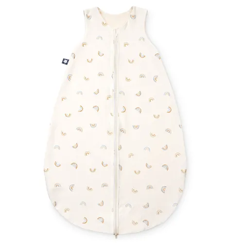 Julius Zöllner Schlafsack Jersey Little Bow, Größe 80/86 - Baby Schlafsäcke aus weicher Jersey Baumwolle, sicher und schadstoffgeprüft, ideal für eine ruhige Nacht mit viel Bewegungsfreiheit und einfachem An- und Ausziehen dank langem Reißverschluss.