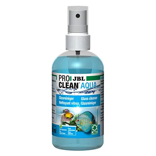 JBL Glasreiniger PROCLEAN Aqua - 250 ml, kraftvoller und umweltfreundlicher Glasreiniger für Aquarien, sicher für Fische und Pflanzen