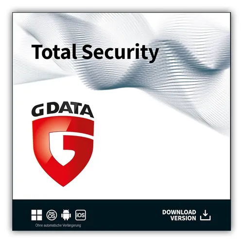 G Data TOTAL Security| 3 Geräte| 1 Jahr stets akuell|Download|Code per eMail|ESD