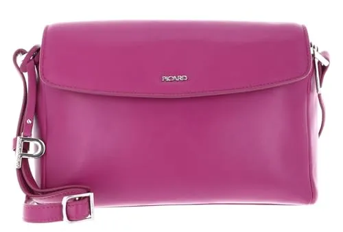 Picard Umhängetasche Crossbody Bag aus echtem Rindsleder - Hochwertige Umhängetasche aus weichem Rindsleder mit 3 Hauptfächern für optimale Organisation. Flexibel tragbar und ideal für jeden Anlass. Maße: 28x20x8 cm.