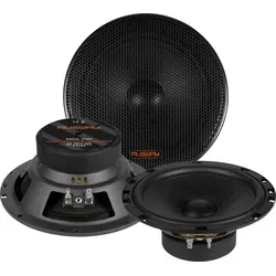 MS6.2W Kickbass-Lautsprecher - Car-HiFi-Lautsprecher mit 16,5 CM (6.5”) Durchmesser, 100 Watt RMS Leistung und Papier-Bambus-Membranen für erstklassigen Klang in Ihrem Fahrzeug.