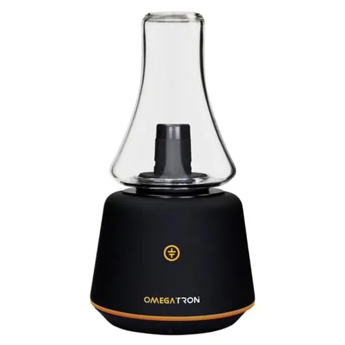Tronian Omegatron Vapor Cup – Push-aktivierter Vaporizer mit Glaskern-Heizelement – 4 Spannungseinstellungen – Kompatibel mit 510er-Gewinde – 3150-mAh-Akku – Nicht für Nikotin