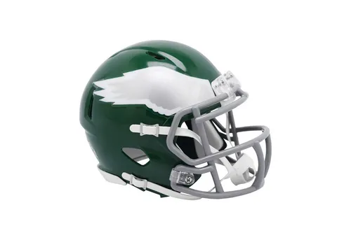 Riddell Mini Football Helm Speed Philadelphia Eagles 1974-95 - Fanartikel für echte Philadelphia Eagles-Fans, detailgetreu und perfekt für Sammler, in der klassischen Farbe Forest Green