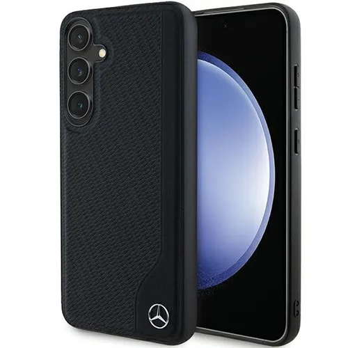 Mercedes Leder Debossed Line MagSafe Hülle für Samsung Galaxy S24+