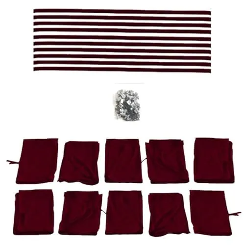 BREMER SITZBEZÜGE Maß Gardinen für Mercedes Vito W447 mittlerer Radstand ab 2014 (728) in Weinrot