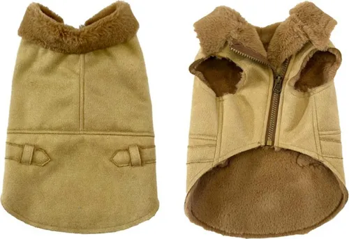 Duvo+ Hundemantel stylisch beige, Größe: XL