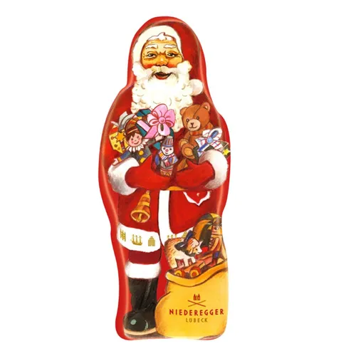 Niederegger Weihnachtsmann aus Marzipan Zartbitterschokolade 100g