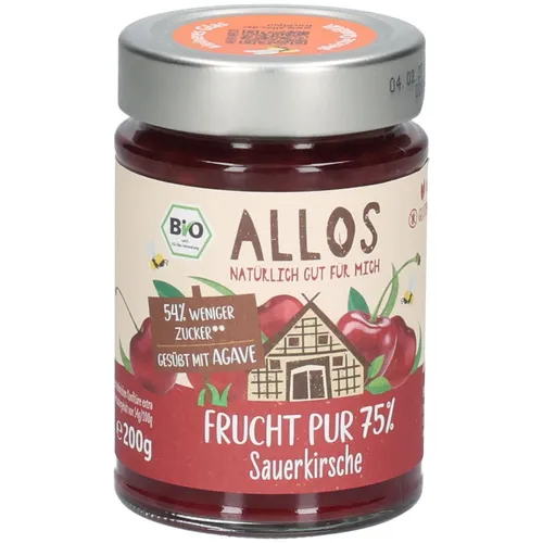 Allos Bio Frucht Pur 75 % Sauerkrische von Allos