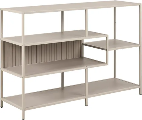 freiraum Standregal Seaford, in grau, Metall / Holzwerkstoff - 114x78x35cm (BxHxT)